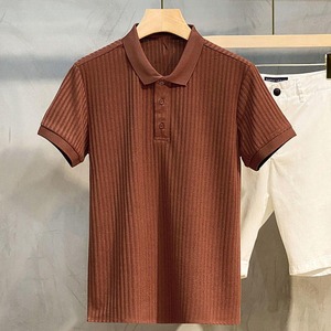 เสื้อโปโลแนวสตรีทผ้าคอตตอนทันสมัยทนทานใส่ได้ทุกวัน - Product Image 6
