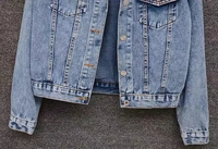 Nouvelles vestes en jean personnalisées pour femmes, col en fourrure véritable, manteau décontracté, style vintage, respirant, coupe régulière