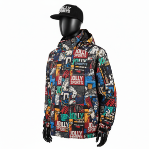 Chaqueta Softshell de Alta Calidad, Resistente al Agua, Tejido Transpirable, Paneles de Bloques de Color, Impresión de Logotipo Personalizado, Chaqueta Softshell para Hombre - Product Image 3