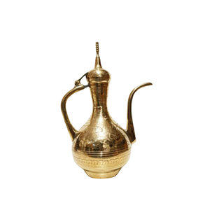 Pichet arabe en laiton antique gravé Aftaba, fournitures Aftaba, meilleure qualité, théière du Moyen-Orient - Product Image 1