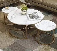 Tables basses en marbre au design moderne et élégant très vendues meubles pour salon Tables basses modernes meubles en marbre au design