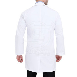 Bata de Laboratorio de la Mejor Calidad, Nuevo Estilo, Color Sólido, Unisex, Precio Razonable, Bata de Laboratorio al por Mayor - Product Image 3