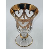 Gobelet Moderne Vintage à Prix Réduit en Laiton Soufflé à la Main, Plaqué Or 24 carats, Luxe Élégant, Long Pied, Personnalisable, Écologique, Durable