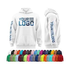 Nouveau 2025 Bangladesh Vente en gros Logo personnalisé Marque Logo tricoté uni Doublure 100% Coton Sweat à capuche Vêtements pour hommes Streetwear Hiver OEM - Product Image 1