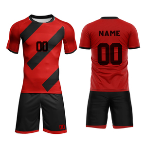 Ropa deportiva de fabricación profesional, Conjunto de camiseta y pantalones cortos de fútbol, servicio OEM, ropa de entrenamiento, uniforme de fútbol a la venta - Product Image 1