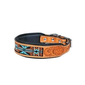 Accesorios para perros, cuentas de semillas, Collar para perros, cuero puro hecho a mano y cuentas de semillas, Collar para perros, Collar de cuentas de semillas personalizado, se acepta personalizado - Product Image 6