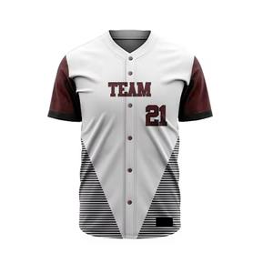 Venta directa de fábrica 100% poliéster transpirable personalizable OEM servicios adulto béisbol Jersey estilo ropa deportiva sublimación - Product Image 3