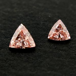Diamante Rosa cultivado en laboratorio de 0,13 CT para hacer joyas, diamante para anillo de compromiso y regalo para ella, Color F VS Clarity Stone - Product Image 1