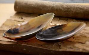 CUENCO DE CUERNO DE ALTA CALIDAD HECHO A MANO PULIDO ARTESANAL ALTO PULIDO Utensilios de cocina para servir sopa Fideos Tazón de cuerno elegante - Product Image 6