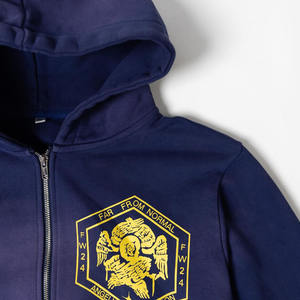 Ensemble de sweat à capuche Streetwear lavé à l'acide vintage pour hommes survêtements à fermeture éclair et pantalons de survêtement évasés grande taille pour l'hiver - Product Image 4