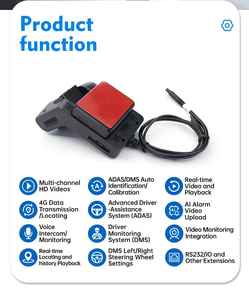 4G Wifi GPS xe thương mại Thiết bị ghi âm kép với giám sát video từ xa để quản lý đội tàu - Product Image 2