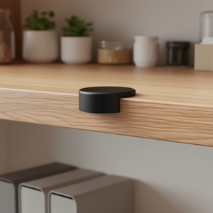 Pack of 100 Grey <b>Rubber</b> Door Buffer 30 mm Height 18 mm Dowel Mounting Shelf Grip Liners - Product Image 3