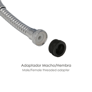 Atomizzatore Flessibile in Metallo con Adattatore Maschio/Femmina - Product Image 3