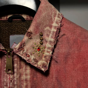 Vêtement de rue en gros, denim personnalisé, fermeture éclair, bouton, taille plus, tricot, vintage, toile de canard, veste de travail pour hommes, Haus Industries - Product Image 2