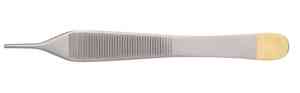Adson 1x2 Pince à dissection de dents 180mm Base manuelle d'instruments chirurgicaux Set en acier inoxydable et métal - Product Image 6