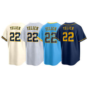 Nouveau 2025 maillots de Baseball de haute qualité pour hommes broderie cousue col en v Sublimation vente en gros uniforme de Baseball pour hommes vierges - Product Image 5