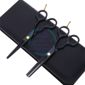 Ciseaux de coiffure professionnels en acier japonais 5,5 6,0 pouces, ensemble de ciseaux de barbier, ciseaux de coupe, ciseaux à effiler, coupe de cheveux - Product Image 1