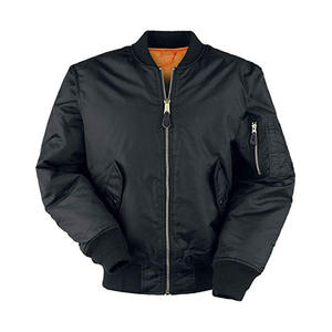 เสื้อแจ็กเก็ตบอมเบอร์ทีมโรงเรียนผ้าซาตินสำหรับนักเบสบอล - Product Image 6