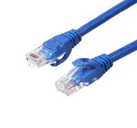 Cable de red CAT6 UTP confiable de 10 pies Cables de comunicación de conexión Ethernet de alto rendimiento de 1000Mbps