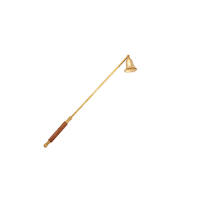 Sabot à bougie en laiton poli brillant, thème brillant, motifs décoratifs complets, prix de gros - Product Image 1