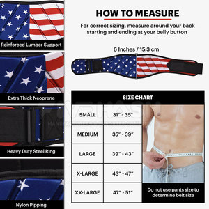 Ceintures de musculation personnalisées en néoprène réglables pour l'entraînement, prix de gros 2026 - Product Image 4