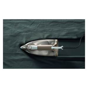 Plancha Eléctrica DX1635 en Marrón y Azul, 2400W, con Vapor de Acero Plus - Product Image 5