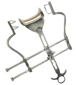 Retractor Abdominal Codman Balfour de 7 y 10 Pulgadas, con Hojas Laterales Sólidas Fenestradas y Hoja Central, Instrumentos Médicos - Product Image 1