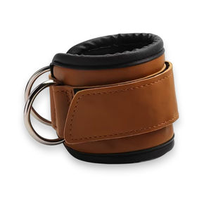 Tobilleras acolchadas de nailon de neopreno, correa de tobillo para ejercicio de entrenamiento de gimnasio con anillo en D para máquinas de cable de levantamiento de pesas - Product Image 1