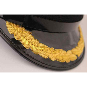 หมวกทรงบูลเลียนลายทางแบบมีแถบสะท้อนแสง ดีไซน์หรูหราจาก OEM สำหรับกิจกรรมกลางแจ้ง แฟชั่นประจำวัน ชุดเครื่องแบบวงโยธวาทิต พิมพ์ลายหลากหลาย - Product Image 1