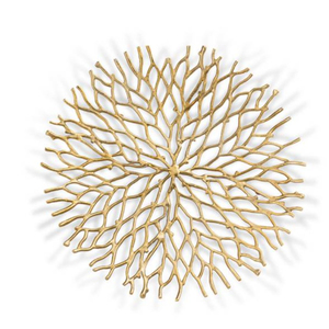 ถาดทรงกลมพร้อมที่จับตกแต่งโต๊ะสําหรับบ้านและเครื่องครัวคุณภาพดีที่สุดโรงแรมWareถาดเสิร์ฟ - Product Image 3