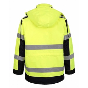Workwear High Visibility Safety <b>Jacket</b> Custom Logo Work Wear Windproof Lightweight Safety <b>Jacket</b> for Adults - Product Image 3