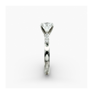 แหวนหมั้นประดับเพชรสไตล์วินเทจ – ดีไซน์เหนือกาลเวลาพร้อมประกายหรูหราและเสน่ห์โรแมนติก - Product Image 2