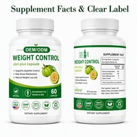Complément Alimentaire Végétalien OEM/ODM pour le Contrôle du Poids Adulte, à base de Garcinia Cambogia, pour la Régulation de l'Appétit et le Soutien du Métabolisme, 60 Capsules