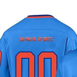 Écusson de broderie réversible sublimé avec logo personnalisé Maillot de hockey sur glace de l'équipe internationale surdimensionnée - Product Image 5