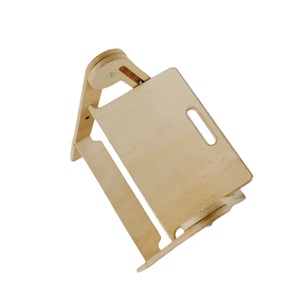 Taburete plegable de madera MDF Natural personalizado para adultos y niños, rectángulo para el hogar moderno, dormitorio, sala de estar, lavabo de baño - Product Image 5