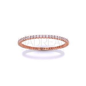 Bracelet tennis unique en diamants de laboratoire taillés par un designer, en argent sterling 925 personnalisé, certifié IGI, cadeau classique pour homme - Product Image 4