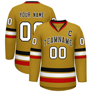 Jersey de Hockey sobre Hielo Sublimado Personalizado con Logotipo del Equipo, Nombre y Número del Jugador, Uniforme de Práctica de Malla de Poliéster, Suministro de Fábrica OEM - Product Image 6