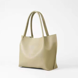 2025 sac à main fourre-tout en cuir Vintage pour dames plus grande capacité avec logo personnalisé doublure en PVC matériau PU étanche - Product Image 2