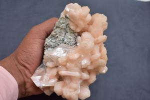 Apophyllite Geode ผงแร่ Apophyllite,แร่ธาตุหยาบคลัสเตอร์จีโอดสำหรับตกแต่ง - Product Image 3