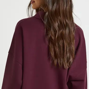 Sweat-shirt en polaire pour femme de qualité supérieure, tissu doux au toucher, pull décontracté, sweat-shirt en polaire lourd pour femme 2026, pull confortable - Product Image 5