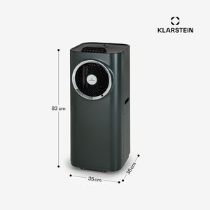 เครื่องปรับอากาศแบบพกพา 11500 BTU สำหรับบ้าน ควบคุมผ่านแอพ WiFi 3 in 1 ระบบทำความเย็น ลดความชื้น และพัดลม สำหรับห้องขนาด 18-28 ตร.ม. ระดับเสียง 50 เดซิเบล สีแอนทราไซต์ - Product Image 6