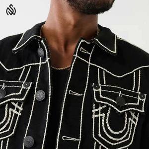 Vêtements d'extérieur en jean à manches longues confortable de qualité supérieure avec logo personnalisé, vente directe en usine, veste d'hiver - Product Image 4