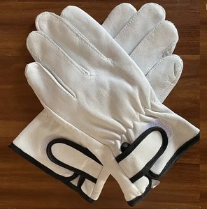 Guante de piel de oveja de fábrica hecho en Pakistán/guantes de trabajo de cuero - Product Image 4