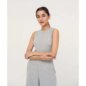 Mono acampanado sin mangas para mujer - Product Image 3