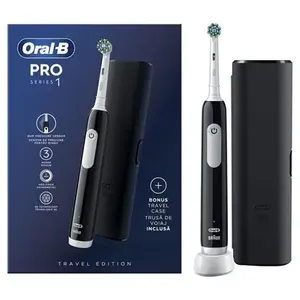 Cepillo de Dientes Eléctrico Inteligente Oral-B Pro 500, Cerdas Medianas, Recargable, Negro, Vibración de Alta Frecuencia, Plegable, para el Hogar - Product Image 4