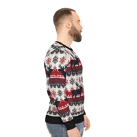 Pulls de Noël personnalisés à bas prix, brodés, tissés, respirants, en polaire polyester sublimé, de haute qualité, anti-plis, séchage rapide
