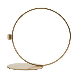 Golden Bow Wall Candle Holder Antique <b>Brass</b> Metal Mounted <b>Candlestick</b> Candle Holder Decorative Lighting For Your Room - Product Image 2