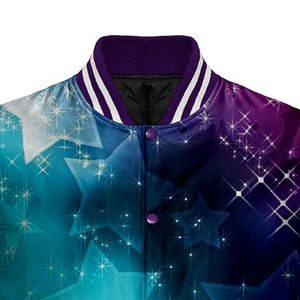 Chaqueta de equipo de béisbol de lona para niños de calle alta hecha a medida precio al por mayor chaqueta Versity sublimación Letterman Stitch número - Product Image 4