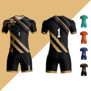 Top personalizado fútbol Jerseys transpirable secado rápido ropa deportiva hombres traje chaqueta uniforme ropa deportiva - Product Image 2