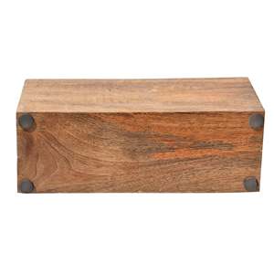 Large Wooden <b>Storage</b> Trunk Weathered Wood with Paint Hinged Lid with <b>Metal</b> Accents <b>Storage</b> Sheesham wooden handmade <b>storage</b> <b>box</b> - Product Image 2